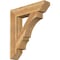 Ekena Millwork Balboa Slat Rough Sawn Bracket, Western Red Cedar, 6"W x 30"D x 34"H BKT06X30X34BOA06RWR - alternate 1